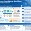 Diagram terstruktur manajemen posisi long/short pada bisnis persediaan dan kontrak jual-beli