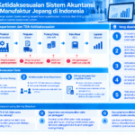 Diagram terstruktur tentang ketidaksesuaian sistem akuntansi manufaktur Jepang di Indonesia