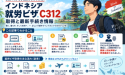 インドネシア就労ビザC312の取得と最新手続き情報