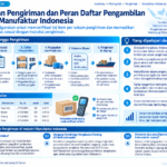 Diagram terstruktur tentang alur pengelolaan pengiriman di manufaktur Indonesia