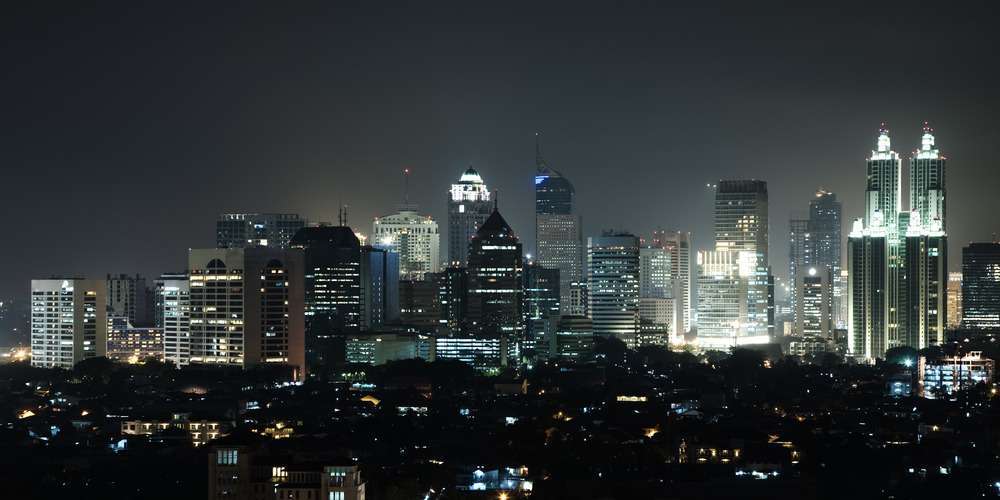 ジャカルタの夜景