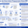 Diagram terstruktur tentang tantangan dan solusi pengoperasian MRP di Indonesia