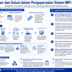 Diagram terstruktur tentang tantangan dan solusi pengoperasian sistem MRP di Indonesia