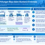 Diagram terstruktur tentang perhitungan biaya dalam akuntansi di Indonesia