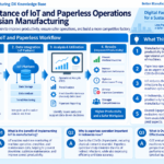 Infographic structuring IoT and paperless workflow in Indonesian manufacturing