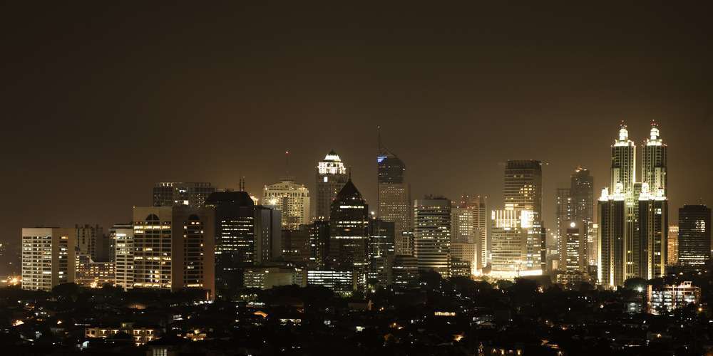 ジャカルタの夜景