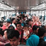 インドネシアの通勤電車