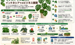 モンステラの魅力とインドネシアでのビジネス展開