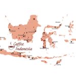 インドネシアのコーヒーマップ