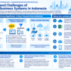 Infographic structuring the shift from Excel to Kintone/AppSheet for business systems in Indonesia