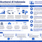 Diagram terstruktur sistem akuntansi di Indonesia dengan fokus SaaS, PSAK, dan otomatisasi jurnal