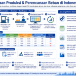 Diagram terstruktur tentang penjadwal produksi, tabel PSI, dan perencanaan beban di Indonesia
