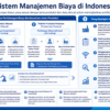 Diagram terstruktur tentang sistem manajemen biaya di manufaktur Indonesia, mencakup biaya produksi massal dan pesanan
