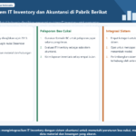 Diagram terstruktur integrasi sistem IT Inventory dan akuntansi di pabrik berikat Indonesia