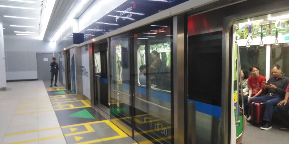 Bundaran HI Station Underground Platform